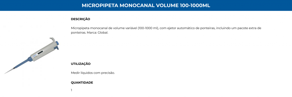 Micropipeta monocanal volume 100-1000ml